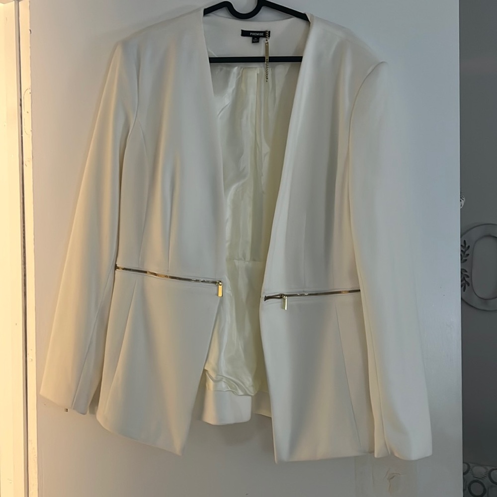 White Blazer